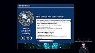Pantalla De Bloqueo Falsa Del FBI